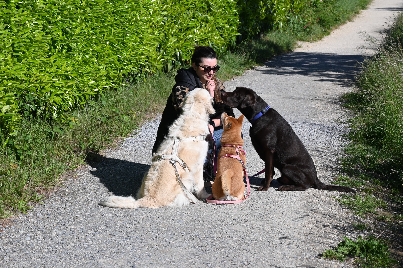 Elvira mit Hund